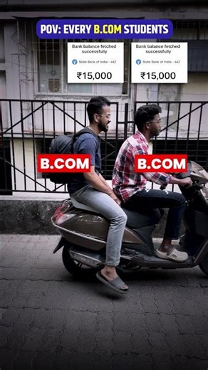 B.Com Students Finding ₹15K While ACCA Has 9 Lakhs 😅 #shorts #relatable