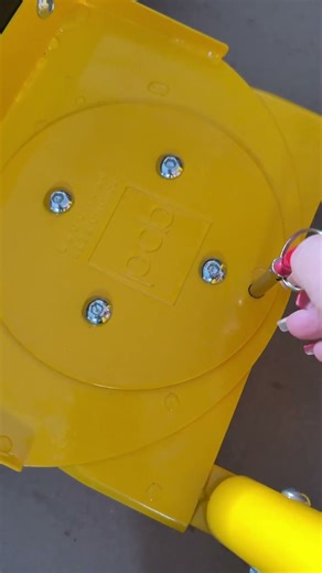 Heavy-Duty Snow Pusher Plow with Wheels, Adjustable Handle #shovelingsnow #snowremovalmachine