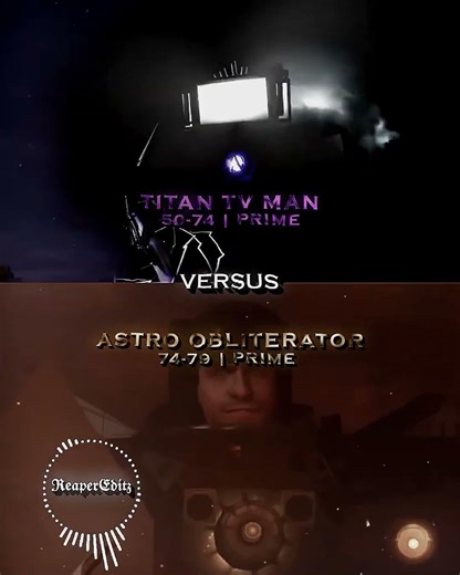 Titan TV man VERSUS Astro Obliterator #skibiditoilet #1v1 #edit