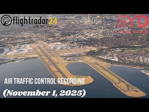 Listening to Live Sydney Air Traffic Control
