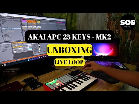 Akai APC Key 25 MK2 Unboxing - Quick Review and LIVE Beat Looping with Ableton Live
