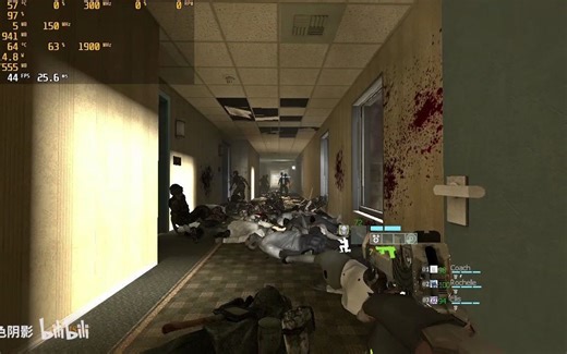 Intel 核显UHD620 求生之路2帧数表现