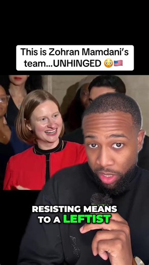 This is Zohran Mamdani’s team…UNHINGED 😳🇺🇸 Liberal will be the END of us. #maga #trump #america