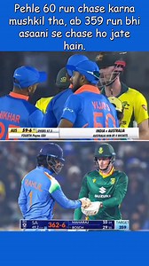 38K views · 406 reactions | Pehle 60 run chase karna mushkil tha, ab...