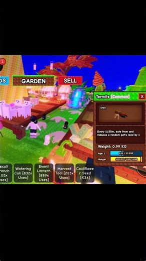 termite😒 Roblox 🌱🌿 grow a garden