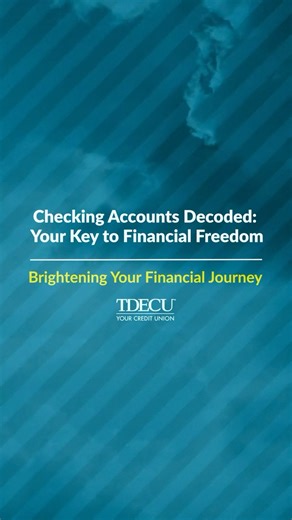Ready to make your finances brighter? Discover the perks of TDECU Checking and start enjoying the benefits today! 🌟 From no monthly fees to convenient digital tools, we've got you covered. Watch to learn more! #BankingBrighter #CheckingAccount #FinancialFreedom | TDECU