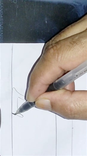 👉How to drawing in English number lettering practice "7"♥️