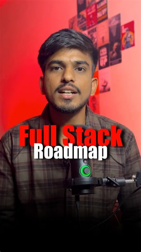Vamsi krishna on Instagram: "Complete Full Stack Roadmap Explained 🔥 (MERN / Java / Python) #fullstackroadmap"