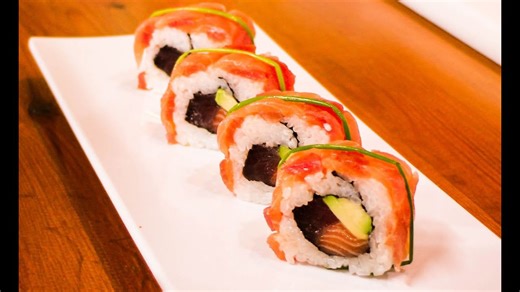 Salmon and Tuna Sushi Roll - Royal Sushi Roll