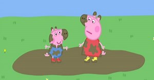 Peppa Pig - Saison 1 - Épisode 1 : Les flaques de boue