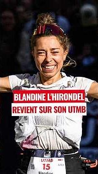 "I couldn't hold back my tears": Blandine L'Hirondel reflects on her UTMB achievement
