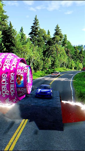 Retro Car vs Supercar vs Laptop – Which One Wins? | BeamNG Drive #189 #shorts #beamngshorts