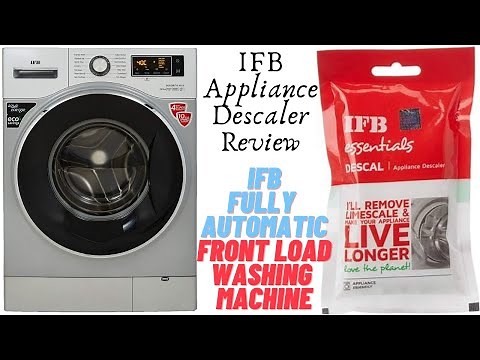How to Descaling front load washing machine| descale fully automatic washing machine| IFB descale