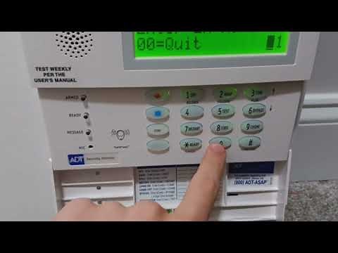 How to delete or disable zones on an ADT SafeWatch Pro 3000