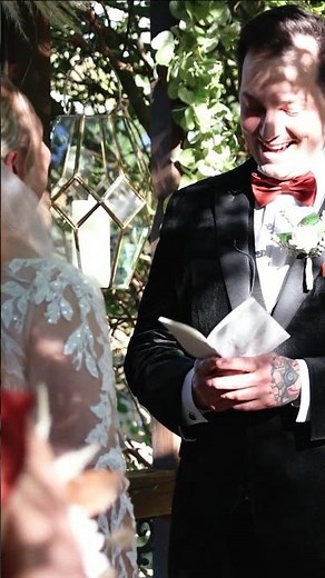 Bride Can't Stop Laughing During Wedding Ceremony #shorts