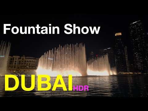 Dubai Fountain & Burj Khalifa Light Show | Full Performance