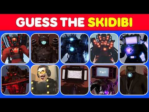 🚽🔥 Guess the Skibidi Toilet Character 🤯 Can You Get 100%?