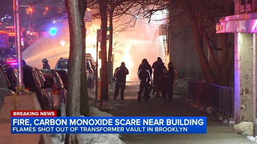 BREAKING NEWS: FDNY crews are battling intense flames after fire erupted from a transformer vault on a East Williamsburg, Brooklyn street early Wednesday morning. Residents were evacuated from a seven-story building at 101 Humboldt Street after a carbon monoxide report. At least two people were injured. https://abc7ny.com/post/2-injured-fire-erupts-east-williamsburg-brooklyn-street-amid-carbon-monoxide-scare/18615388/?ex_cid=TA_WABC_FB | ABC7NY