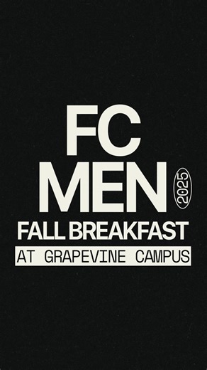 1.7K views · 18 reactions | We’re pumped for our Men’s Fall Breakfast — Gameday style!  Join us October 25 at 8:30 AM at our Grapevine Campus for steak & eggs, football fun, and an encouraging word from Pastor Brad Hughes. Invite all the men in your life and we will see you there! | Fellowship Church | Facebook
