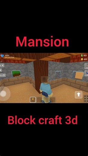 block craft 3d in mansion ❤️🏘️ #blockcraft #minecraft #blockcraft3d #gaming #gameplay