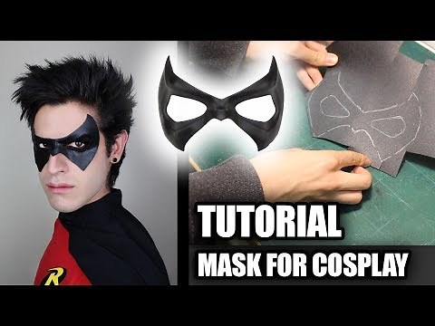 How to Make Superhero MASK for Cosplay - VERY EASY AND CHEAP