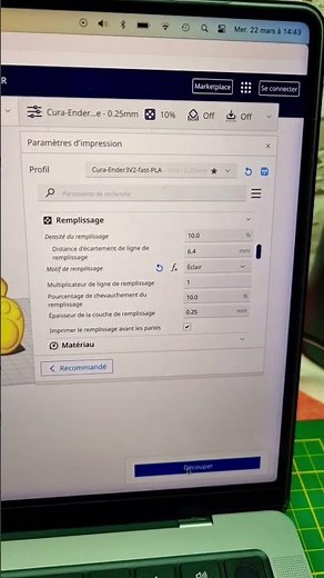 Faster 3D printing for free with #cura!
