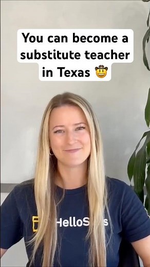 🤠 Become a Substitute Teacher in TEXAS #substituteteaching