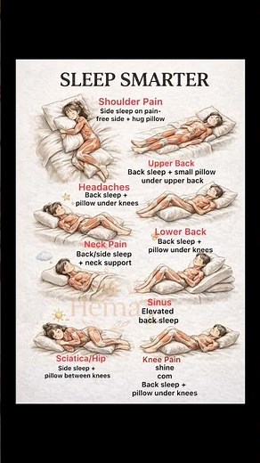 Sleep Smarter: Best Sleeping Positions for Pain Relief & Better Health