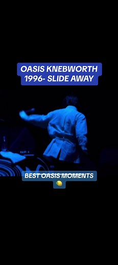 Oasis Knebworth 1996 Slide Away Performance - Full Video