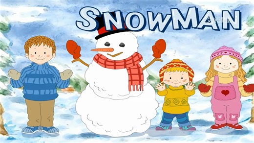 风靡全球英文启蒙分级动画片little fox level-1-10- Single Storie 062_Snowman