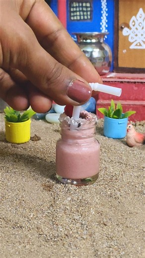 Ruby Red Pomegranate Milkshake ♥️ | 1-minute Mini Recipe!🤤#shorts #viralshorts #minicooking