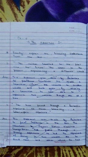 Class 11 English chapter 5 Question and Answers