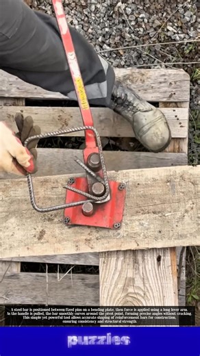 Manual Rebar Bending Tool That Makes Perfect Angles!