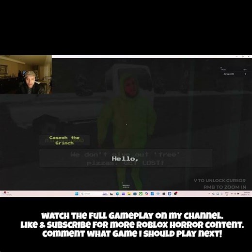 Playing MIDNIGHT GRINCH Horror ROBLOX Live Commentary