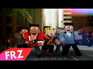♫"MINECRAFT FUNK" A Minecraft Parody Song of Bruno Mars Uptown Funk (Lyric Music Video)