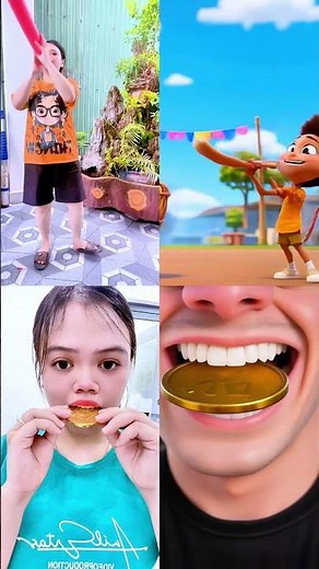 Zippy Pop: Real vs Animation Music Battle & Chocolate Coin Fail 🥁🍫