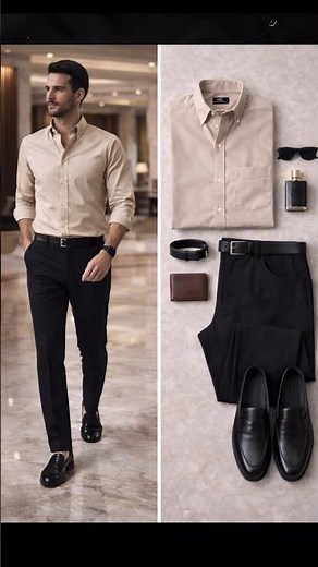Best Black Pant Shirt Combo for Men 🔥 | 4 Best Outfit Ideas | Stylish Look Guide