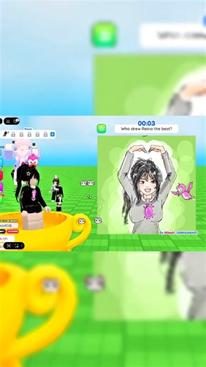 Roblox Girl Character! Draw me #roblox #robloxdrawing #digitalart #art #shorts