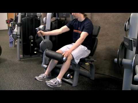 Techno Gym Leg Curl Demonstration