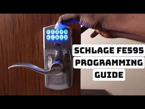How to Reset/Reprogram Schlage FE595 Keypad Door Lock