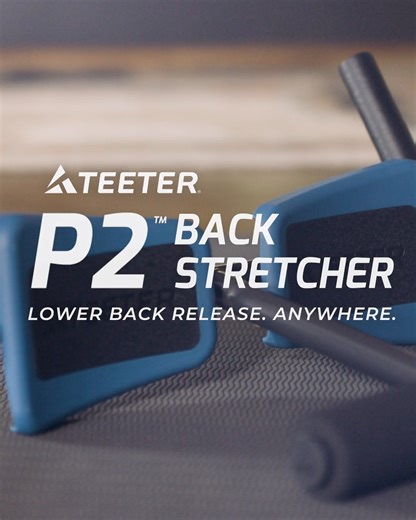 Teeter on Instagram: "Holiday travel doesn’t have to mean giving up your decompression routine. The Teeter P2 Back Stretcher is lightweight, compact, and designed to go wherever you go - home, office, or across the country. Three stretch positions. Targeted relief. Under 4 lb. Perfect for keeping your back happy all season long. 🎄✈️ #TeeterP2 #BackRelief #SpinalDecompression #LowerBackRelief #HolidayTravel"