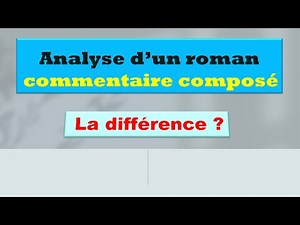 Commentaire composé s3 analyse de roman