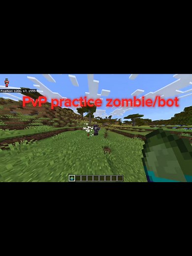 Zombie Practice for PvP and CPVP Training in Bedrock