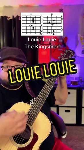 Louie Louie by The Kingsmen Guitar Tutorial! @taylorguitars #louie #louielouie #thekingsmen #taylorguitars #guitar #guitarra #guitare #music #musica #guitarlesson #guitartok #guitarsolo #guitarteacher #acousticguitar #guitartutorial #chevansmusic #tiktoktaughtme #learnontiktok #learnwithtiktok #musicteacher #guitarteacher #TheRealPussinBoots