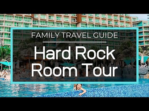 Hard Rock Hotel Cancun Room Tour - Deluxe Family 2 Bedroom