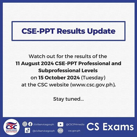 11 August 2024 CSE-PPT Results Update