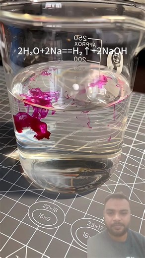 #science #experiment #facts #education #métalalcalin #phenolphthalein #demonstraçãocientífica