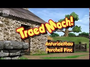 "Jakers! The Adventures of Piggley Winks" - Welsh opening / "Traed moch" - Cymraeg opening