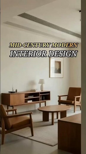 Mid Century Modern Interior Ideas for Small Rooms, Simple and Elegant Interior Design