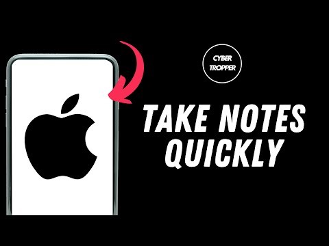 How to Take Notes Quickly on iPhone